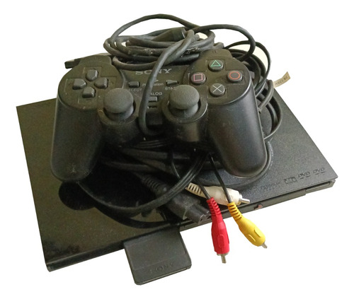 Playstation 2 90006 Slim Preto Ótimo Estado