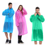 Poncho Impermeable No Desechable Para Adultos 5 Unidades