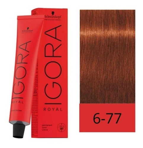 Tintura Igora Royal Schwarzkopf  60grs. 8-77 7-77 6-77 0-77