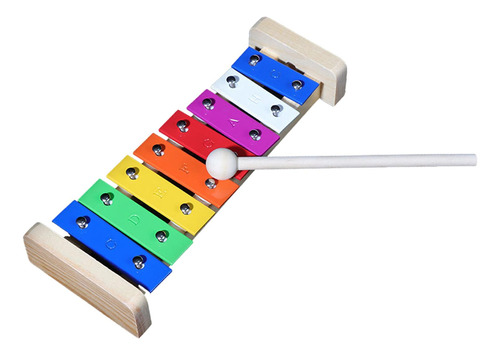 Xilófono De 8 Escalas Para Niños, Instrumento Musical