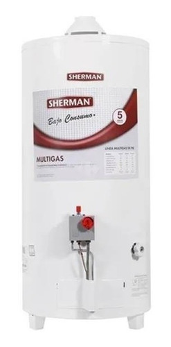 Termotanque Multigas Sherman Gas Tpgp50 Blanco 50l