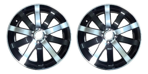 Kit 2 Llantas Aleacion Deportiva Fujibond Nr-113 R17 4x100