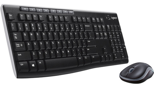 Combo De Teclado Y Mouse Inalámbrico Logitech Mk270 Español