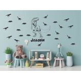 Vinilos Decorativos Infantiles Dinosaurio Rex Jurassic