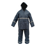 Impermeable Con Reflejante Lica 2 Piezas Brigadista