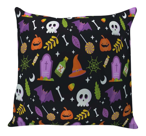 Cojin Decorativo Edición Otoño-halloween 40*40 Con Cierre