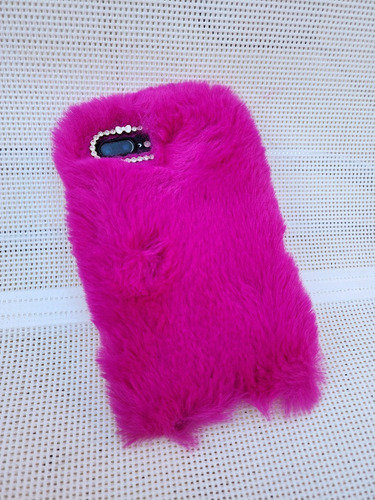 Funda Peluche Con Strass Para iPhone 6 7 8 Plus Se 2020