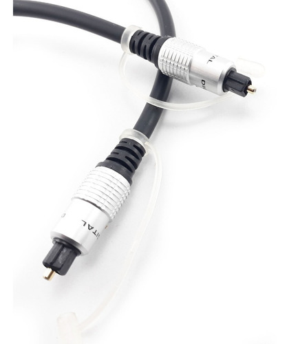 Cable De Audio Digital Fibra Óptica Toslink 1,8 Metros 