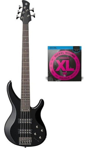 Yamaha Trbx305bl Bajo Eléctrico 5 Cuerdas Y Cuerdas Daddario