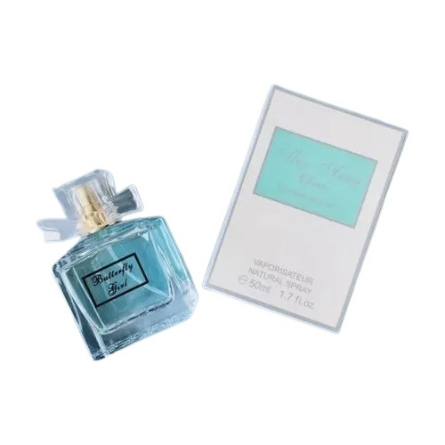 Perfume Para Dama Con Aroma Floral Suave Y Fresco Color Azul