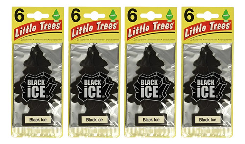 Paquete De 20pz Aromatizante Pino Black Ice