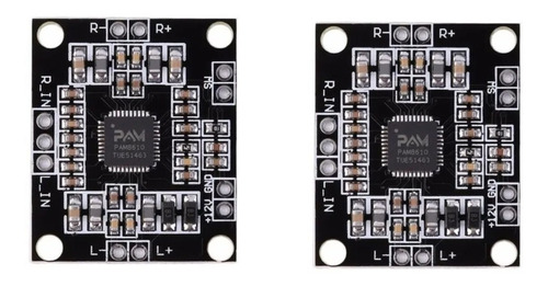 Pam 8610 Modulo Amplificador Audio Estereo 2x10w - Pack X 2