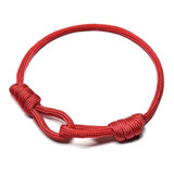 Pulsera Amistad X 2uni Pareja Paracord Nudo Corredizo Color