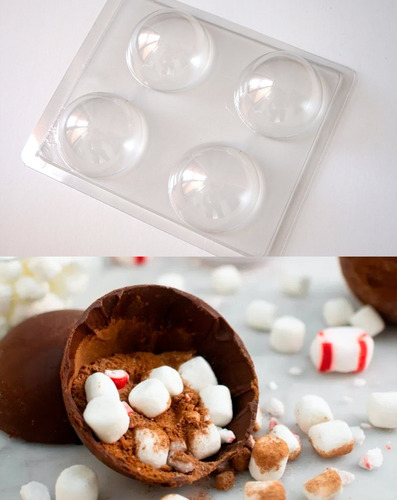 Molde De Acetato Para Chocolate/esfera Hot Chocolate Bombs 4