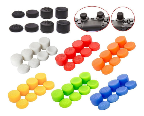 8pack Kontrolfreeks, Gomas De Joisticks,para Ps4 Ps5, Xbox