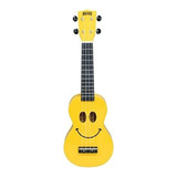 Ukelele Soprano Mahalo Sengon Con Funda U-smiles Color Amarillo