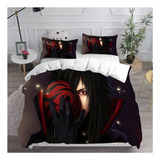 Juego De Ropa De Cama Uchiha Obito Anime Naruto, Individual