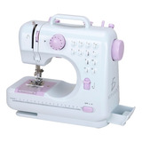 Maquina Coser Eléctrica Portátil Hogar Pequeña 12 Patrones Color Blanco