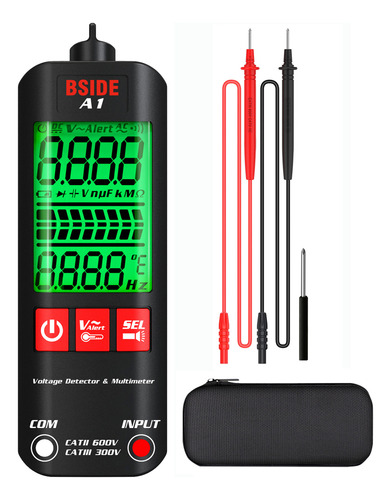 Bside A1 Mini Multímetro Tester Digital Lcd 2000 Cuentas Con