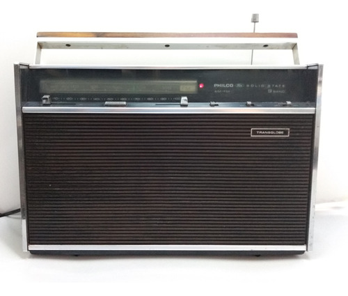 Radio Transglobe Philco Fm/am Reliquia B481 Funcionando 