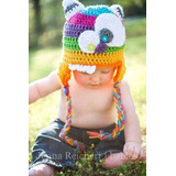 Gorro Monstruo Colores Tejido Crochet 