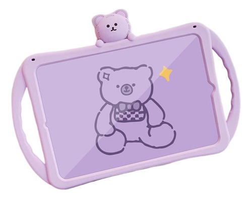 Funda For Tablet Con Diseño De Oso Morado For Pro 11