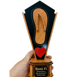 Trofeo Dia De La Madre Chancla 22x11cm Mdf Laser