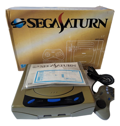 Console Sega Saturn Cinza Hst-3200 Japonês