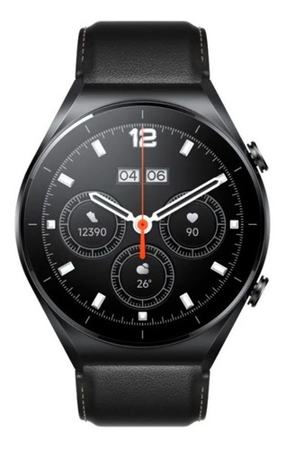Xiaomi Watch S1 1.43  Caixa De  Aço Inoxidável  Preta, Pulseira  Preta