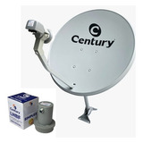 Antena Parabólica Century 60cm Banda Ku 5g Com Lnb Simples