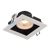 Spot Led De Embutir Quadrado Fundo Recuado Mr16 5w Taschibra