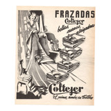 Coltejer Antiguo Aviso Publicitario De 1950 Textiles