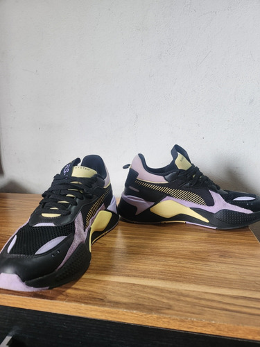 Zapatillas Puma Rs-x Reinvention Mujer Negra Talle 41.5
