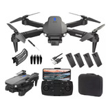 Câmera Dupla Ls-e88 Mini Drones +4 Baterias T