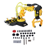 Juguete De Brazo Mecánico Hidráulico Kit De Robot De Montaje