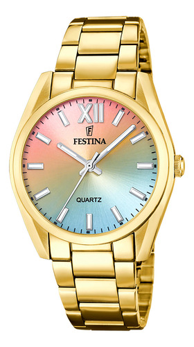 Reloj F20640/7 Festina Dorado Mujer Boyfriend Collection