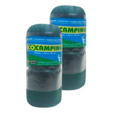 2 Colchonete Camping Pesca Acampar Verde Solteiro Mont Long Cor Verde Liso