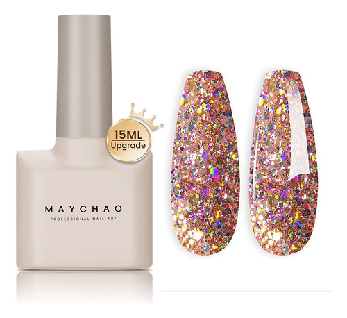 Maychao Esmalte De Uñas De Gel De 0.5 Fl Oz, 1 Unidad De E.