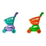 Juguete Carrito Mercado Niños Plastico Multicolor