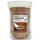 Healthworks Cacao En Polvo Sin Procesar Orgánica, 1lb
