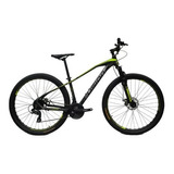 Bicicleta Fusion Korbin Mtb 24 Vel Shimano Freno Hidráulico Color Negro Tamaño Del Marco M