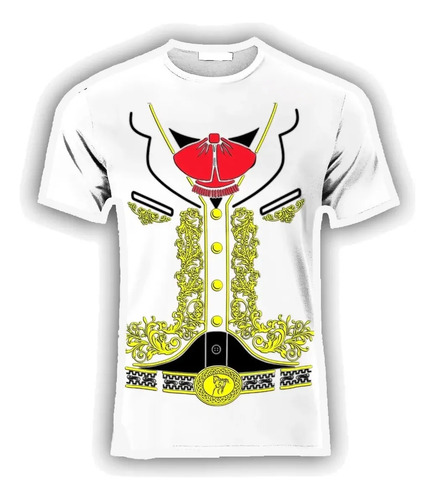 Xzl Playera Camiseta Mariachi Traje Charro Mexicana Patria G
