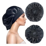 Gorro Satin Anti Friz Fris Cuidado Cabello Noche Dormir Pelo