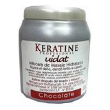 Crema Masaj Keratine Chocolate Uidat Pack X 8 Unidades 400ml