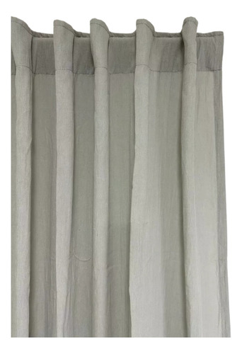 Grow Cortina Gasa Tusor Larga 135x220 Gris