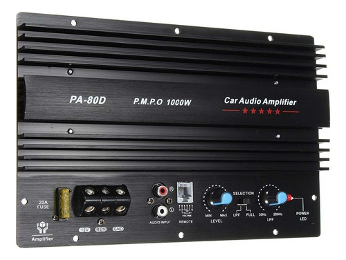 Pa-80d 12v 1000w Coche De Audio Amplificador De Alta Potenci