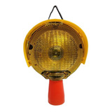 Baliza Amarilla Intermitente Vial Cono Luz Led C/pila 500hs