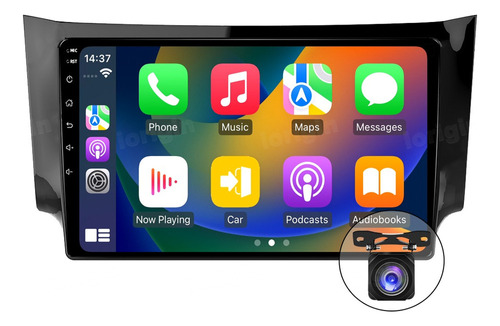 Android 12 Carplay Stereo 4g+32g Para Nissan Sentra 2013-19