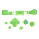 Botones Color Verde Transparente Para Game Boy Advance Sp