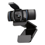 Câmera Web Logitech C920s Pro Full Hd 30fps Cor Preto